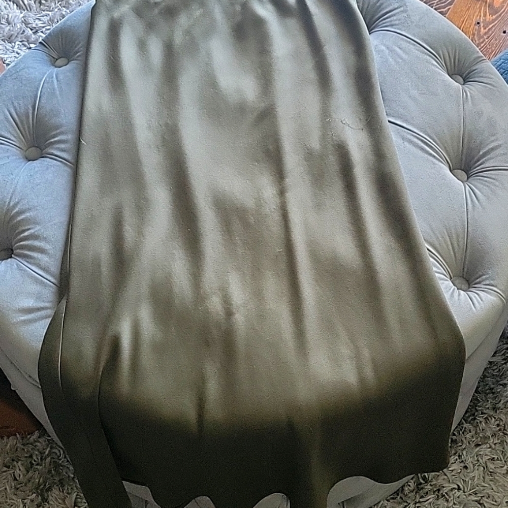 Olive green skirt